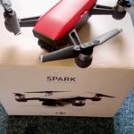 originální krabice a dron DJI Spark